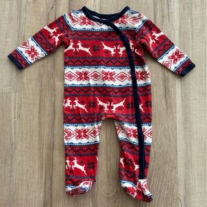 Holiday Christmas Reindeer Onesie Size 9 months
